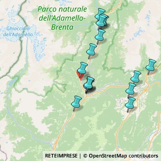 Mappa Via Elisabetta Conci, 38094 Porte di Rendena TN, Italia (7.90938)