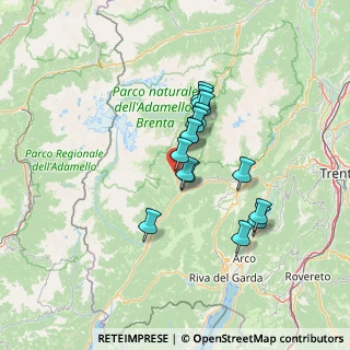 Mappa Via Elisabetta Conci, 38094 Porte di Rendena TN, Italia (10.112)