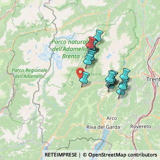 Mappa Via Elisabetta Conci, 38094 Porte di Rendena TN, Italia (12.3195)