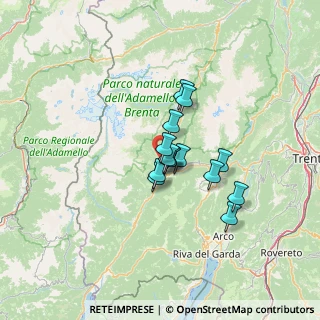 Mappa Via Elisabetta Conci, 38094 Porte di Rendena TN, Italia (8.59714)