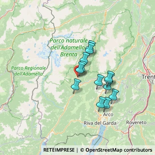 Mappa Via Elisabetta Conci, 38094 Porte di Rendena TN, Italia (10.82385)