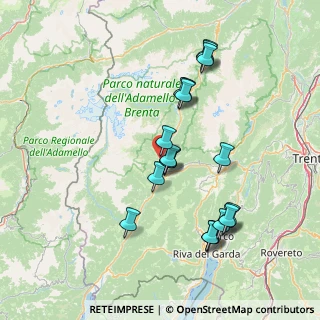 Mappa Via Elisabetta Conci, 38094 Porte di Rendena TN, Italia (14.739)