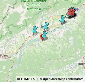 Mappa Via Borgo Garibaldi, 32026 Mel BL, Italia (11.0275)