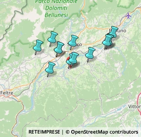 Mappa Via Borgo Garibaldi, 32026 Mel BL, Italia (5.56846)