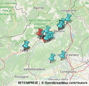 Mappa Via Borgo Garibaldi, 32026 Mel BL, Italia (10.38235)