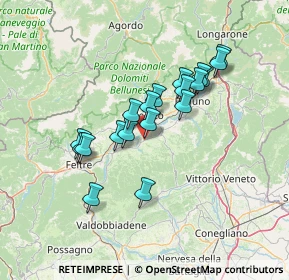 Mappa Via Borgo Garibaldi, 32026 Mel BL, Italia (11.44158)