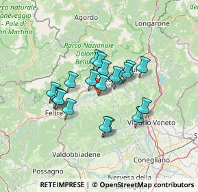 Mappa Via Borgo Garibaldi, 32026 Mel BL, Italia (10.0145)