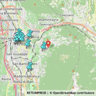 Mappa Via Villa Maria, 38123 Trento TN, Italia (2.40273)