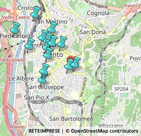 Mappa Via Fiume, 38122 Trento TN, Italia (0.88571)