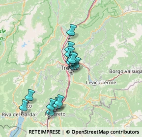 Mappa Via Fiume, 38122 Trento TN, Italia (11.85563)