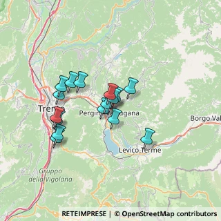 Mappa Vicolo Molini, 38057 Pergine Valsugana TN, Italia (5.44938)