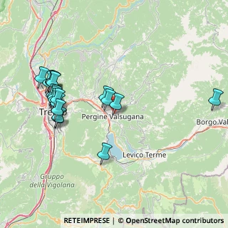 Mappa Vicolo Molini, 38057 Pergine Valsugana TN, Italia (8.577)