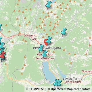 Mappa Viale Petri, 38057 Pergine Valsugana TN, Italia (6.60071)