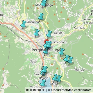 Mappa Viale Petri, 38057 Pergine Valsugana TN, Italia (2.2935)