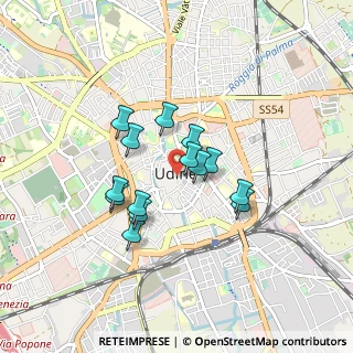 Mappa Piazza Antonio Belloni, 33100 Udine UD, Italia (0.655)