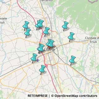 Mappa Piazza Antonio Belloni, 33100 Udine UD, Italia (6.395)