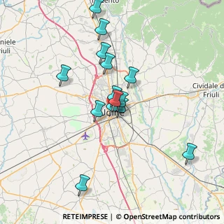 Mappa Piazza Antonio Belloni, 33100 Udine UD, Italia (6.11929)