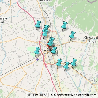 Mappa Piazza della Libertà, 33100 Udine UD, Italia (5.72077)