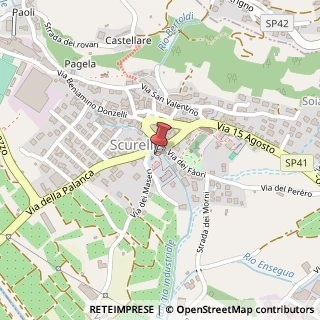 Mappa Piazza Don Clemente Benetti, 2, 38050 Scurelle, Trento (Trentino-Alto Adige)