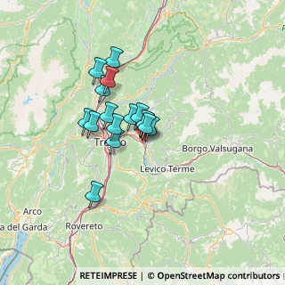 Mappa Via Eduino Maoro, 38057 Pergine Valsugana TN, Italia (9.26063)