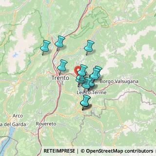 Mappa Via Eduino Maoro, 38057 Pergine Valsugana TN, Italia (9.182)