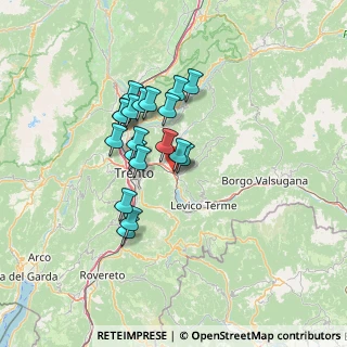 Mappa Via Eduino Maoro, 38057 Pergine Valsugana TN, Italia (10.73263)