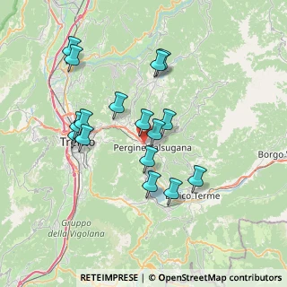 Mappa Via Eduino Maoro, 38057 Pergine Valsugana TN, Italia (6.76625)
