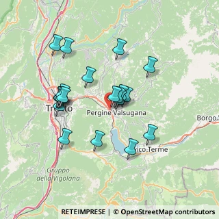 Mappa Via Eduino Maoro, 38057 Pergine Valsugana TN, Italia (6.4755)
