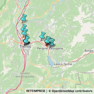 Mappa Via Eduino Maoro, 38057 Pergine Valsugana TN, Italia (5.65357)