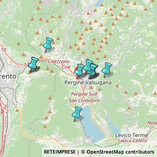 Mappa Via Eduino Maoro, 38057 Pergine Valsugana TN, Italia (2.79667)