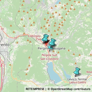Mappa Via Eduino Maoro, 38057 Pergine Valsugana TN, Italia (2.07455)