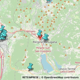 Mappa Via Eduino Maoro, 38057 Pergine Valsugana TN, Italia (6.9435)