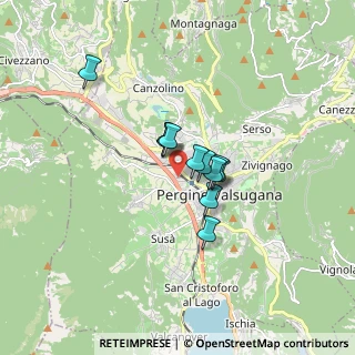 Mappa Via Eduino Maoro, 38057 Pergine Valsugana TN, Italia (1.02091)