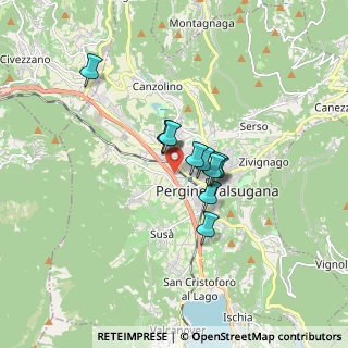 Mappa Via Maoro Eduino, 38057 Pergine Valsugana TN, Italia (1.04182)