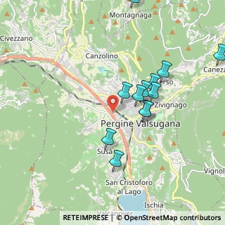 Mappa Via Maoro Eduino, 38057 Pergine Valsugana TN, Italia (1.82833)
