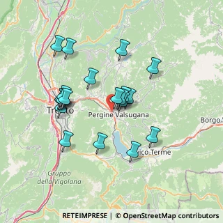 Mappa Via Maoro Eduino, 38057 Pergine Valsugana TN, Italia (6.466)