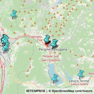 Mappa Via Maoro Eduino, 38057 Pergine Valsugana TN, Italia (5.01)