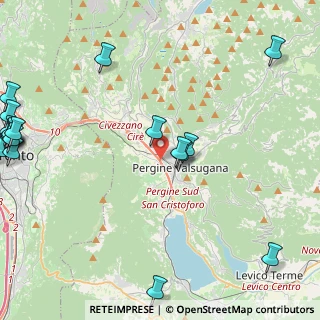 Mappa Via Maoro Eduino, 38057 Pergine Valsugana TN, Italia (6.53263)