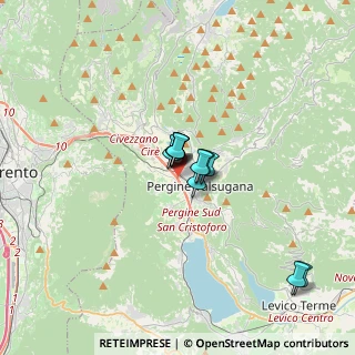 Mappa Via Maoro Eduino, 38057 Pergine Valsugana TN, Italia (2.08364)