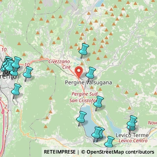 Mappa Via Maoro Eduino, 38057 Pergine Valsugana TN, Italia (6.7215)