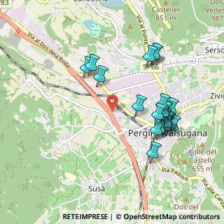 Mappa Via Maoro Eduino, 38057 Pergine Valsugana TN, Italia (0.959)