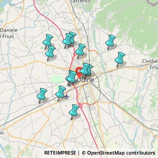 Mappa Piazzale Rita Levi Montalcini, 33100 Udine UD, Italia (6.145)