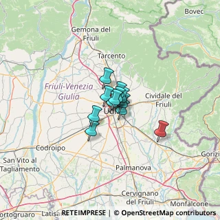 Mappa Piazzale Rita Levi Montalcini, 33100 Udine UD, Italia (5.21667)