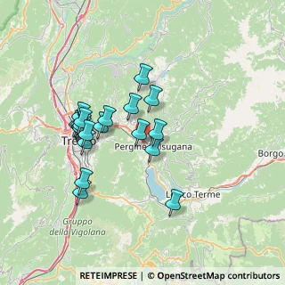 Mappa Frazione Fanaci, 38057 Pergine Valsugana TN, Italia (6.408)