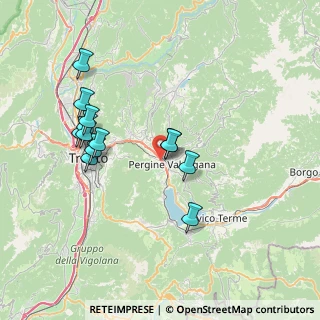 Mappa Frazione Fanaci, 38057 Pergine Valsugana TN, Italia (7.05231)