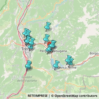 Mappa Frazione Fanaci, 38057 Pergine Valsugana TN, Italia (6.41944)