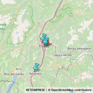 Mappa Via Don Tommaso Dallafior, 38123 Povo TN, Italia (44.72222)