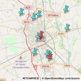 Mappa , 33100 Udine UD, Italia (4.21455)