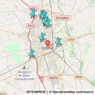 Mappa , 33100 Udine UD, Italia (3.90455)