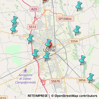 Mappa , 33100 Udine UD, Italia (5.45364)